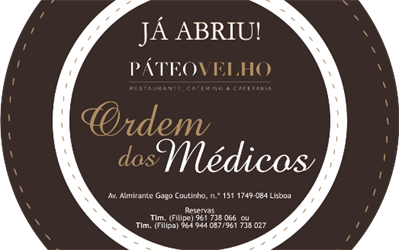 Período de férias do restaurante da Ordem dos Médicos